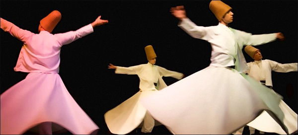 Sema Ritual - Whirling Dervishes. Photo by Teobius